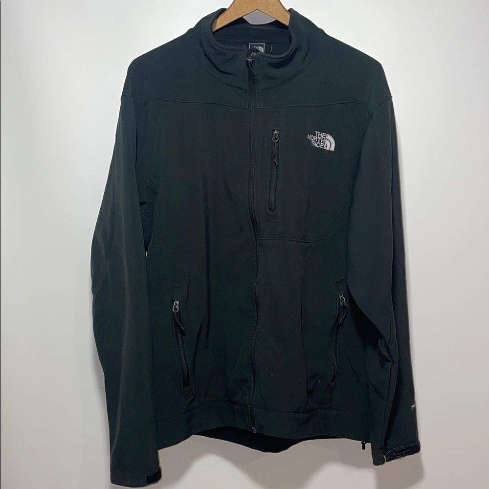 The North Face Black Performance Jacket with Stand-Up Collar